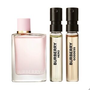 Burberry Fragrance Trio with Pink and Black Accents